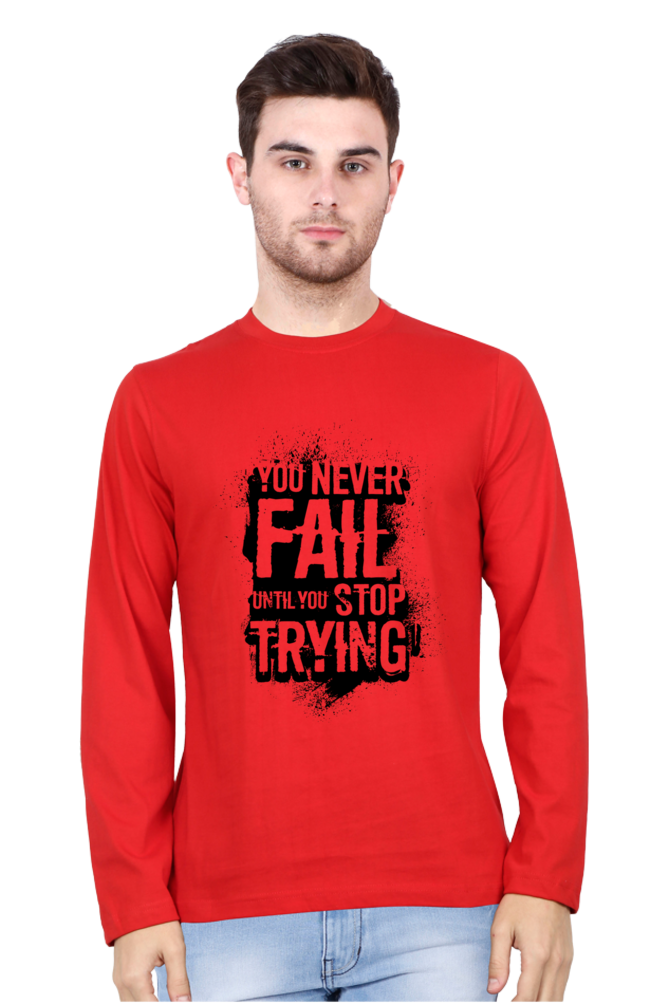 Round Neck Full Sleeves Tshirt