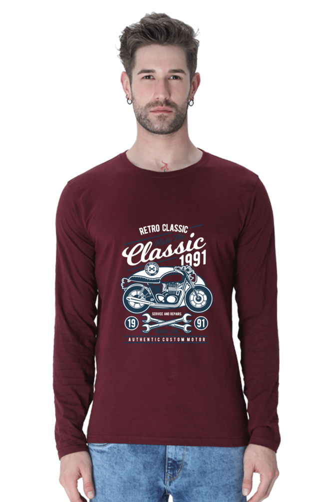 Round Neck Full Sleeves T-Shirt