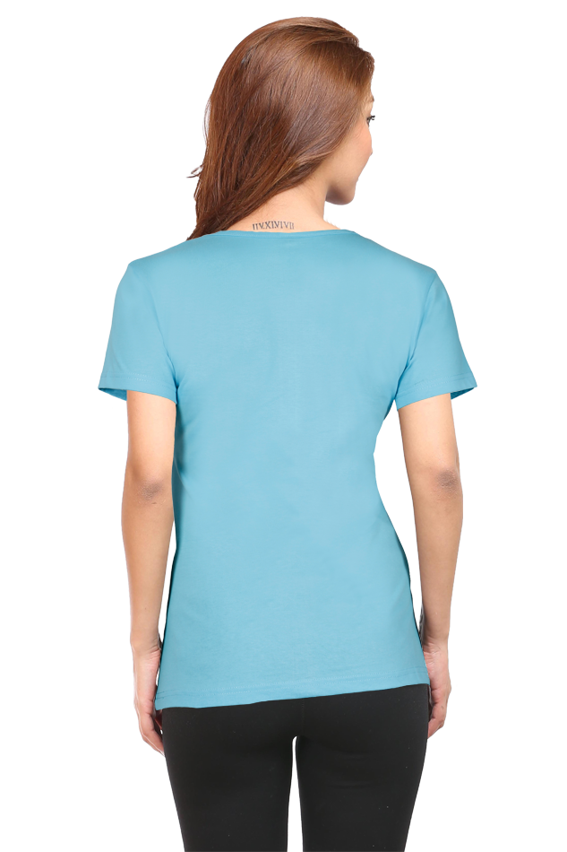 Its Yoga o Clock- Women’s Round Neck Half Sleeve Classic T-Shirt