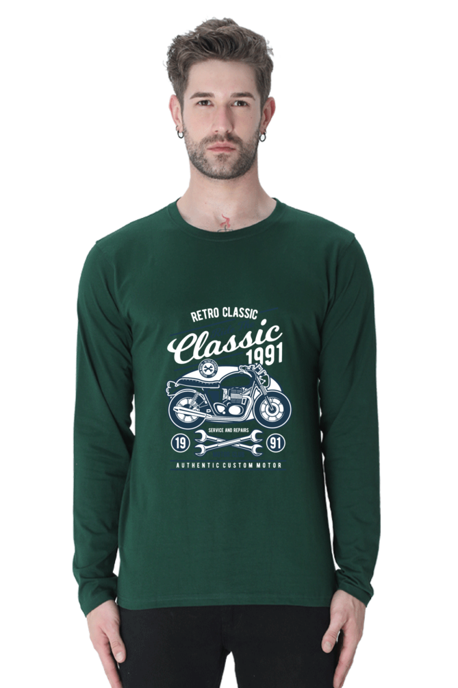 Round Neck Full Sleeves T-Shirt