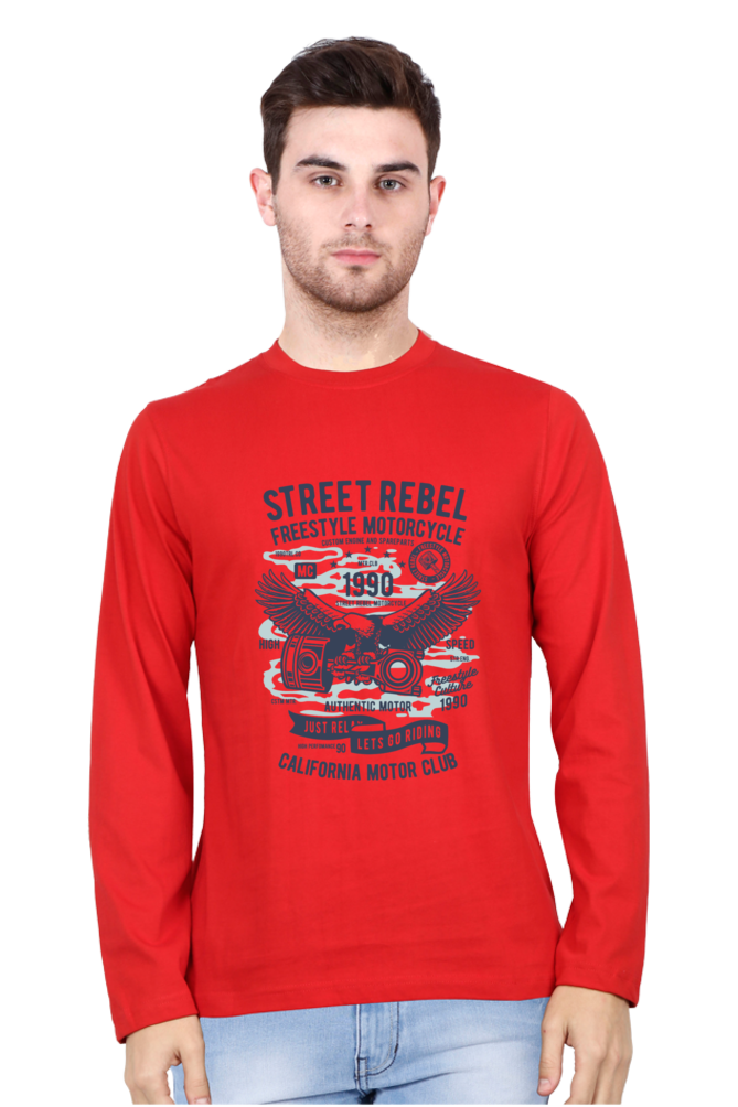 Round Neck Full Sleeves T-Shirt