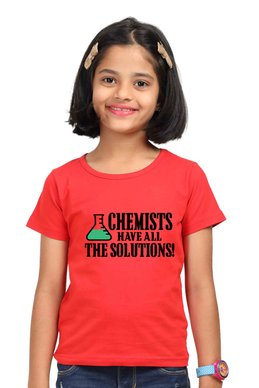 Girls’ Round Neck Half Sleeve T-Shirt