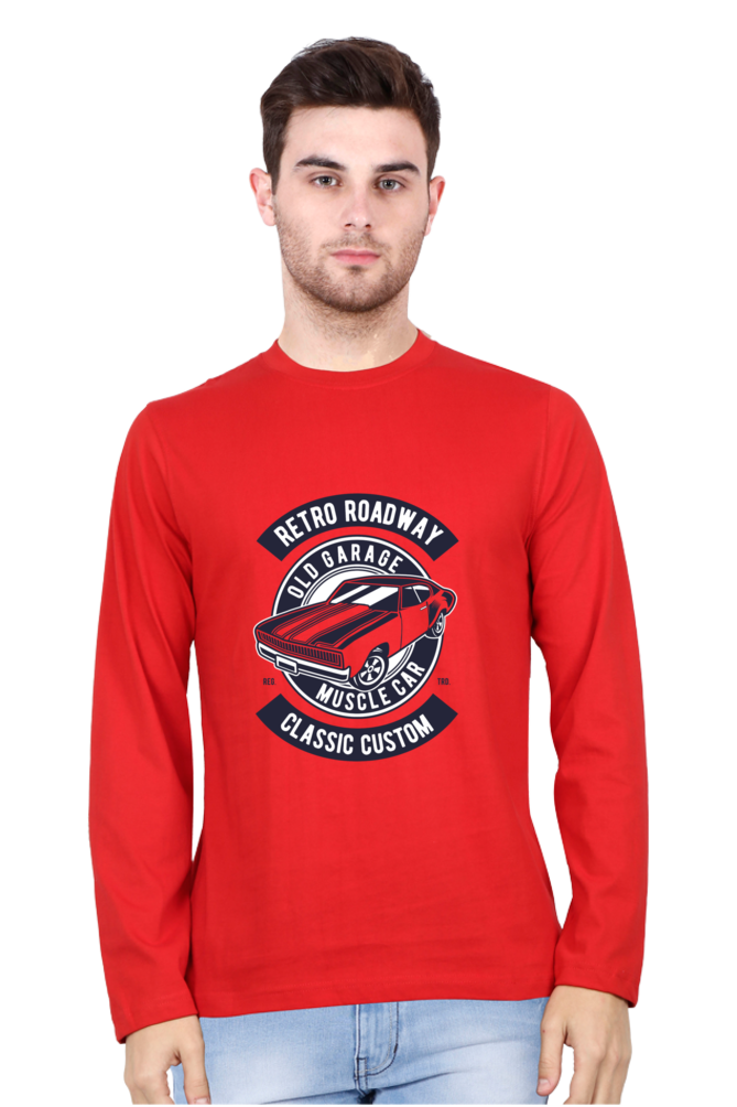 Round Neck Full Sleeves T-Shirt