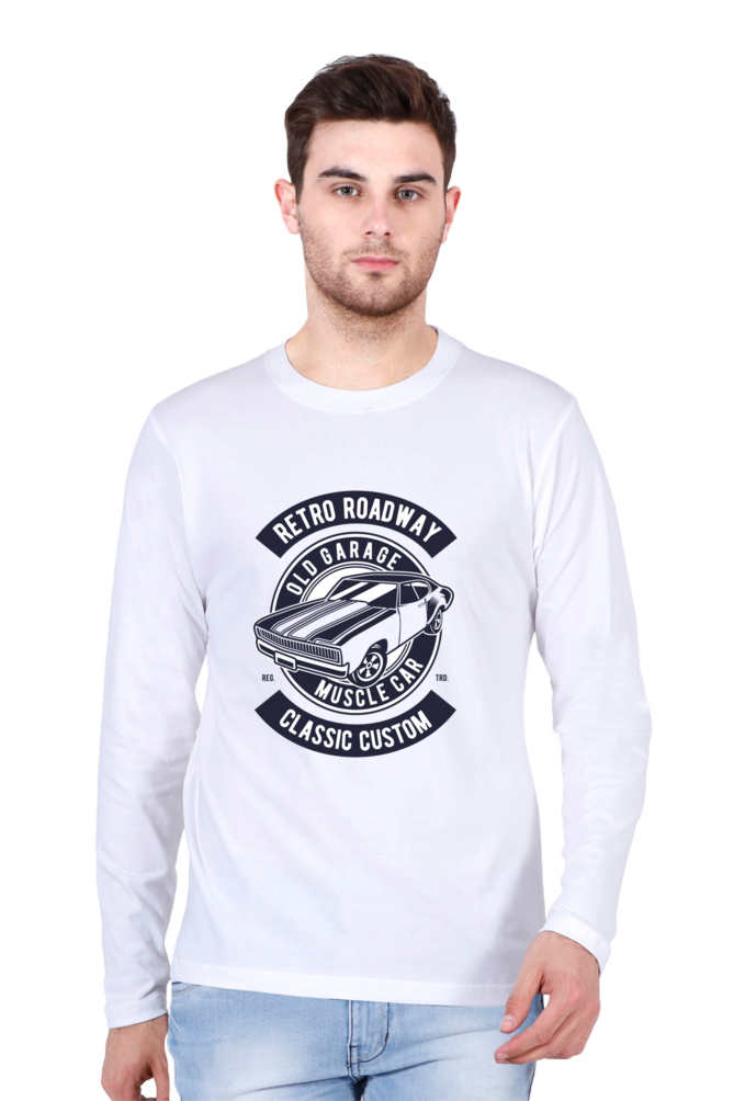Round Neck Full Sleeves T-Shirt