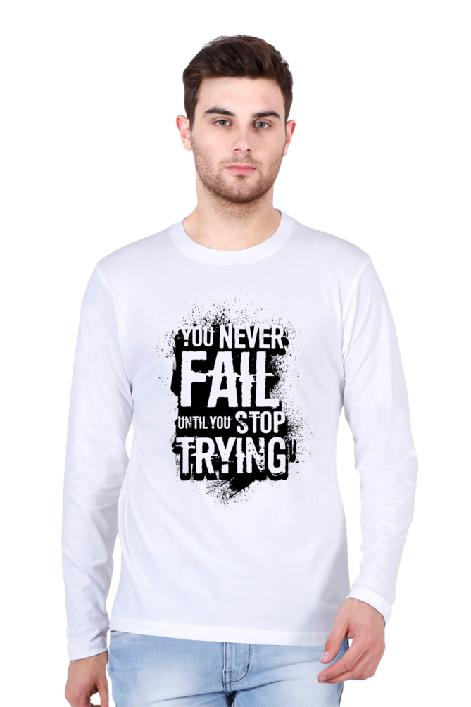 Round Neck Full Sleeves Tshirt
