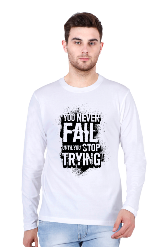 Round Neck Full Sleeves Tshirt