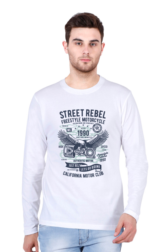 Round Neck Full Sleeves T-Shirt