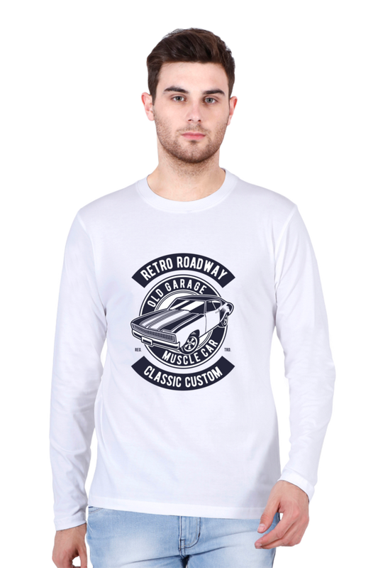 Round Neck Full Sleeves T-Shirt
