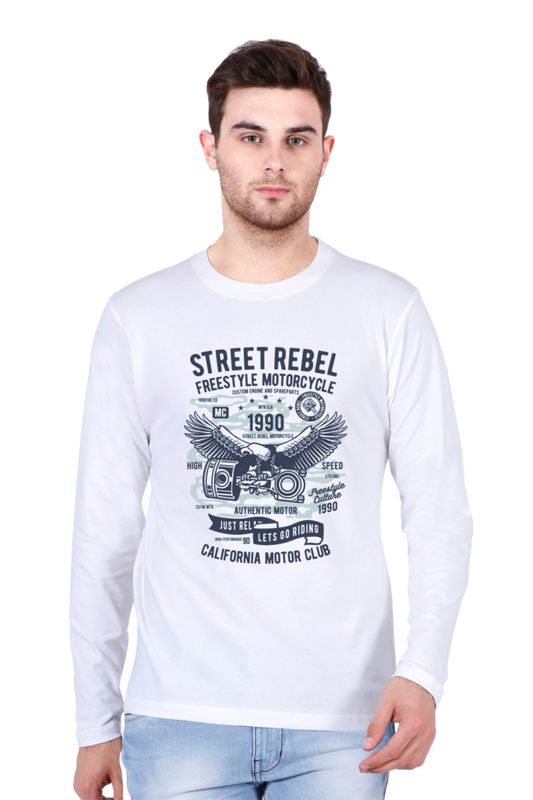 Round Neck Full Sleeves T-Shirt