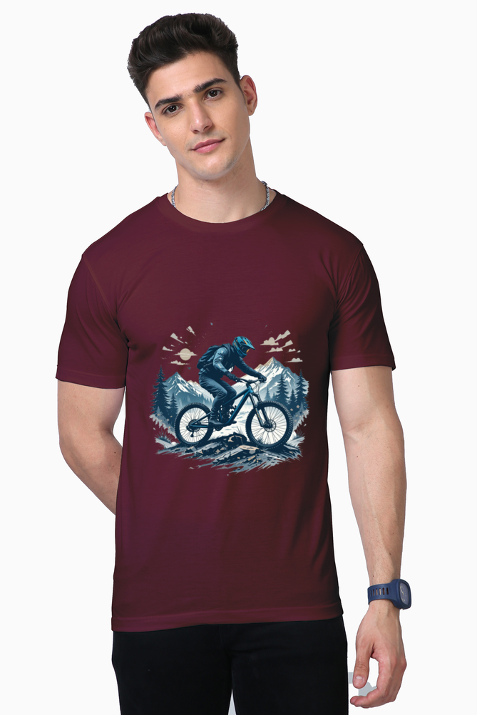 Men's T-shirt- Mountain Cyclist