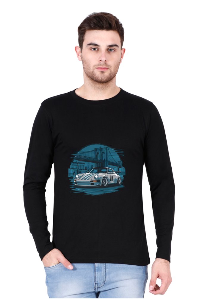Round Neck Full Sleeves T-Shirt - Men