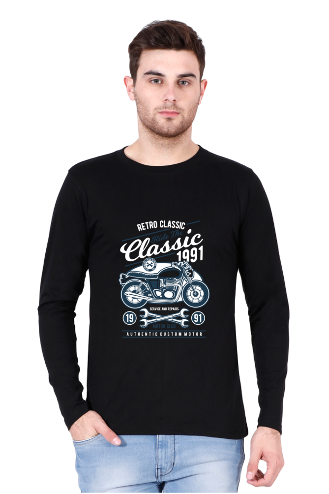 Round Neck Full Sleeves T-Shirt