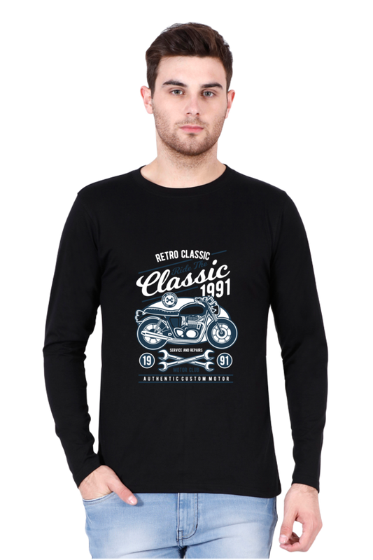 Round Neck Full Sleeves T-Shirt