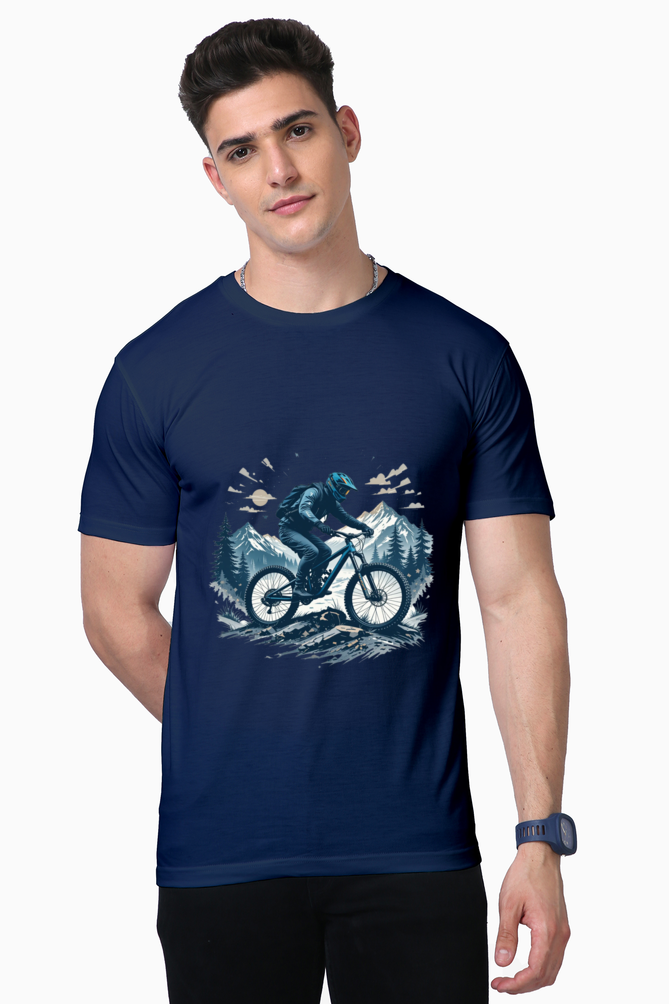 Men's T-shirt- Mountain Cyclist