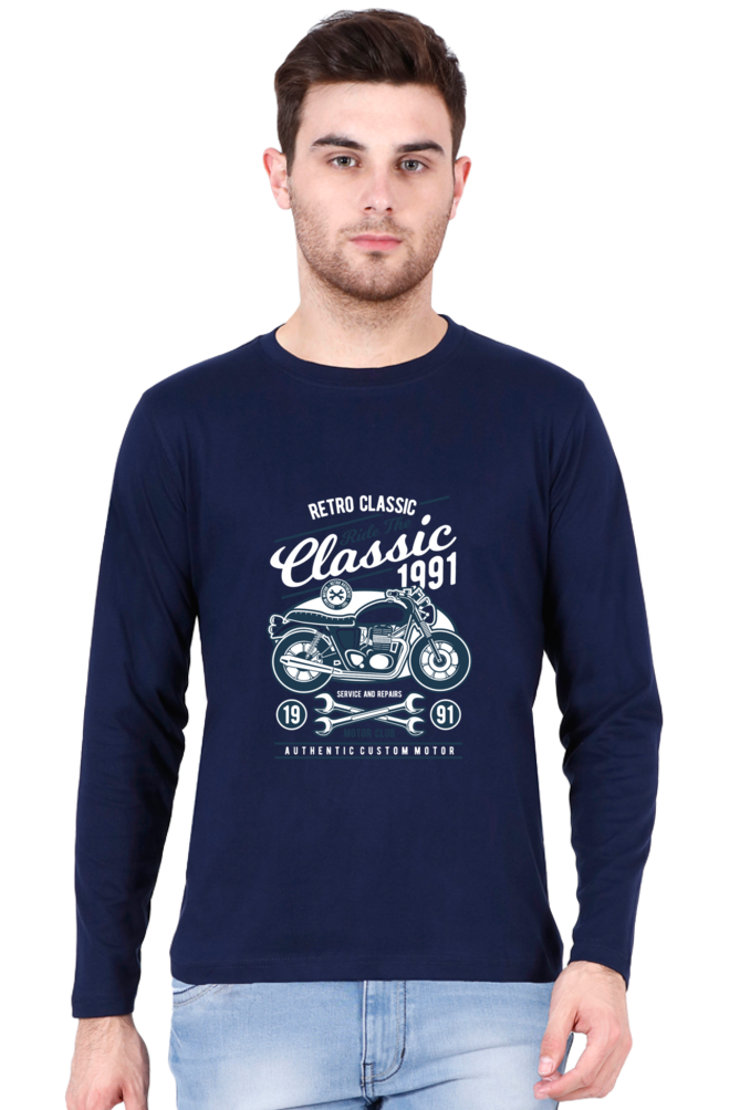 Round Neck Full Sleeves T-Shirt