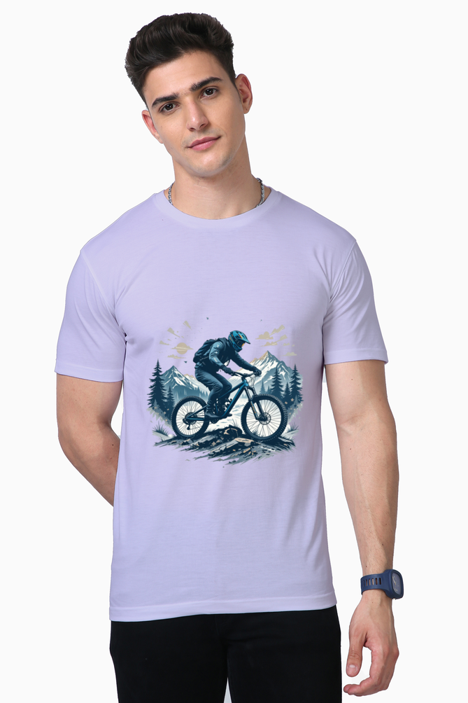Men's T-shirt- Mountain Cyclist