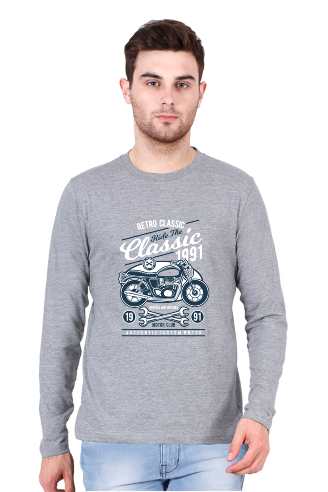 Round Neck Full Sleeves T-Shirt