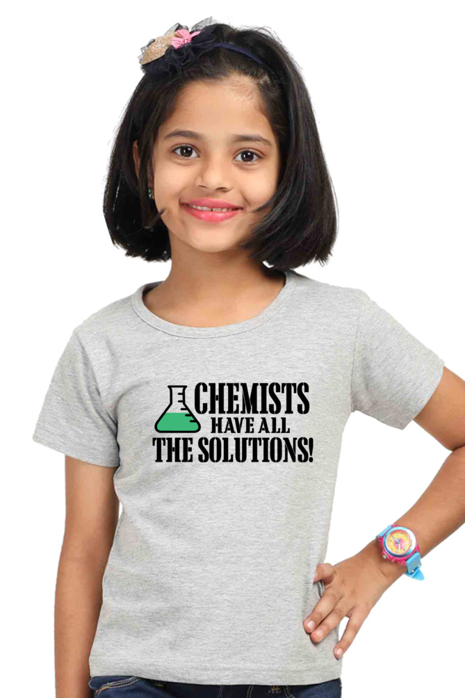 Girls’ Round Neck Half Sleeve T-Shirt
