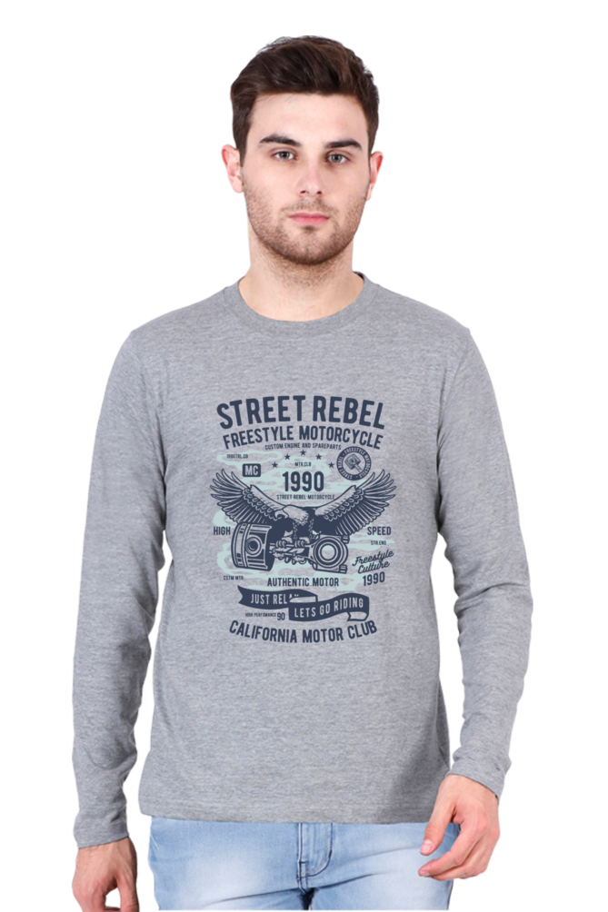 Round Neck Full Sleeves T-Shirt
