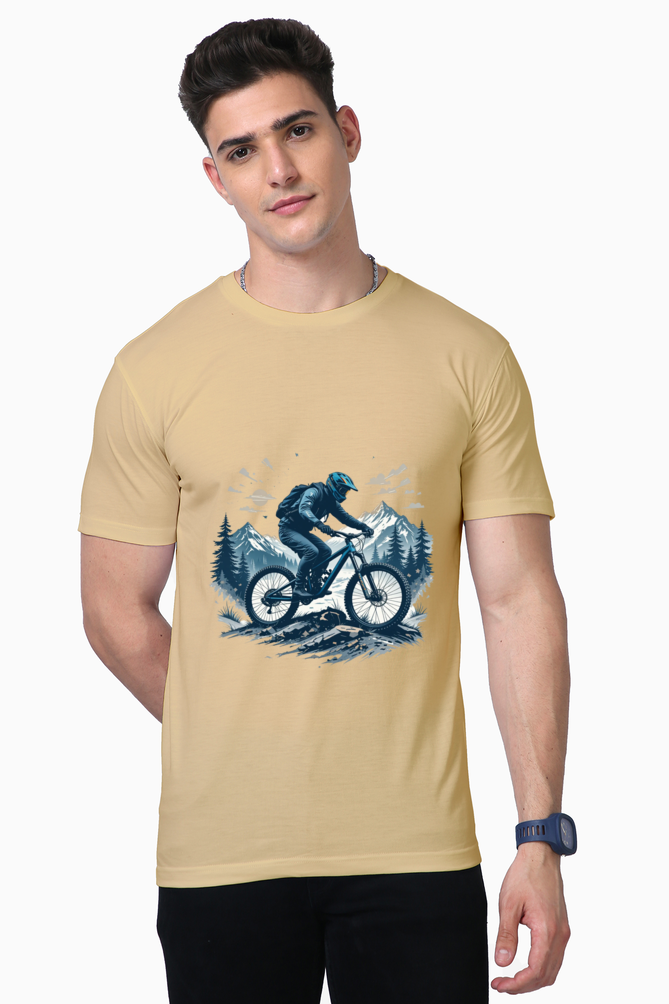 Men's T-shirt- Mountain Cyclist